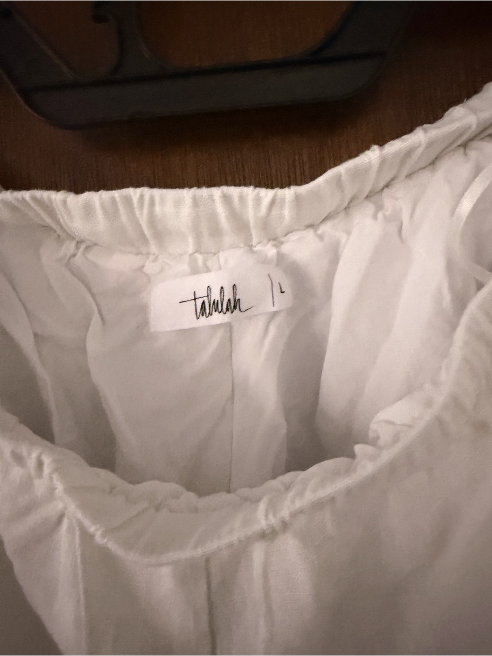 TALULAH White linen pants